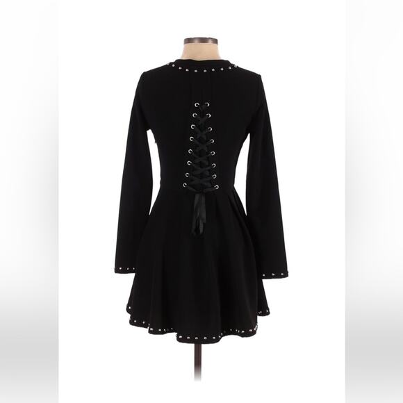 Sflmaso design by Korea little black fit and flare corset back dress, size med - Picture 1 of 8